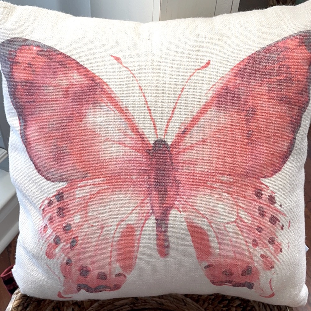 Butterfly Boho Pillow